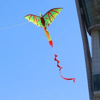 3D Dragon Kite Jednej Línie S Chvost Drakov Vonkajšie Zábavná Hračka Kite Rodiny Outdoorové Športy Hračka pre Deti detský Jednoduché Lietať Moc Drakov