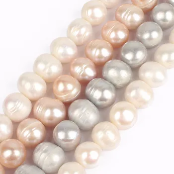 AAA Módne prírodné 10-11 mm Guľatý Tvar perly korálky náhrdelník Pre Ženy, Dievča, sladkovodné perlový náhrdelník šperky, takže urob si sám