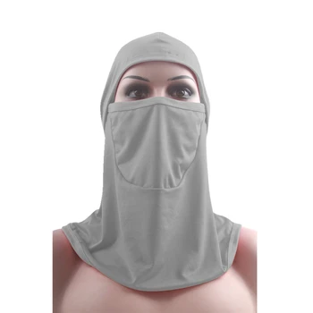 Moslimské Mini Niqab Islamský Hidžáb Burka Femme Šatku S Hlavovou Zábaly Lady Závoj Maskované Pokrývku Hlavy Šatkou Turban Ženy Klobúk Musulman