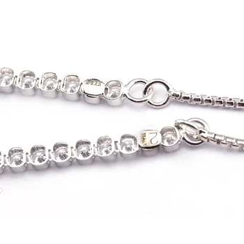 Šumivé Strand Náramky s jasnými CZ 925 Sterling Silver Jemné Šperky Pre Ženy Wholesales Doprava Zadarmo