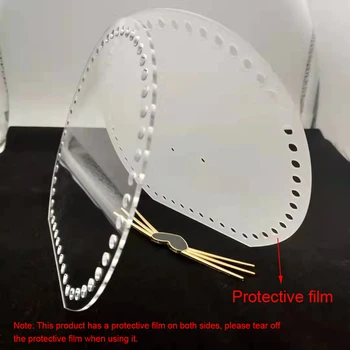 Transparentné Akrylátové Dosky Pletené Taška na Príslušenstvo Ručné DIY Háčkovanie Taška Materiálov Dodávky