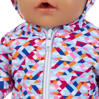 2020 Nové Zvonenie nadol bunda Doll Oblečenie vhodné Pre 18 palcov/43 cm narodil baby Doll oblečenie reborn Bábiky Príslušenstvo
