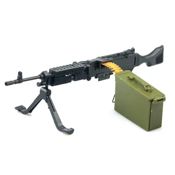 1/6 Rozsahu M240B Guľomet Zostaviť Model Hádanky Tehly Vojenská Zbraň Piesku Tabuľka Hračka Pre Akciu Obrázok