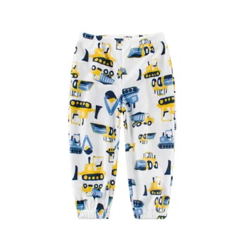 2019 Dievčatá chlapci Fleece bavlna Pyžamá cartoon batoľa sleepwear Pyžamo deti oblečenie pijamas deti Voľnočasové nosenie Jeseň nohavice