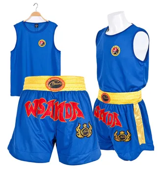 Deti, Dospelí, Priedušná Box Uniformy MMA Muay Thai Šortky, Tričká Bojových Umení Fightwear Oblečenie Oblečenie Set sa DCO
