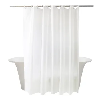 Sprchový Záves Kúpeľňa Výzdoba Domov Hotel Luxusná Biela Farba, Plesne Dôkaz Opony
