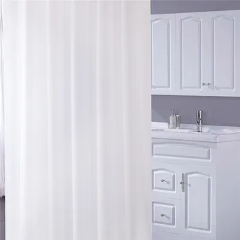 Sprchový Záves Kúpeľňa Výzdoba Domov Hotel Luxusná Biela Farba, Plesne Dôkaz Opony