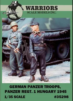 1/35 druhej svetovej VOJNY nemeckých Tankových Vojsk REGT.1 Maďarsku 1945 - (2 Živice Údaje/Set,nie tank) Box Balenie Bojovníkov #35298