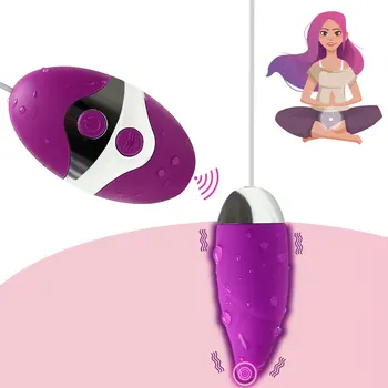 IKOKY Bullet Vibrátor Vibračné Vajíčko G-Spot Masér 10 Rýchlosť Sexuálne Hračky pre Ženy, Diaľkové Ovládanie Stimulátor Klitorisu