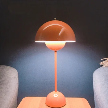 Nordic spálňa nočný stolík svietidlo dekoratívne Dánsko farebné osobnosti Kvetináč Lakované zmluvne Obývacia miestnosť, stolná lampa