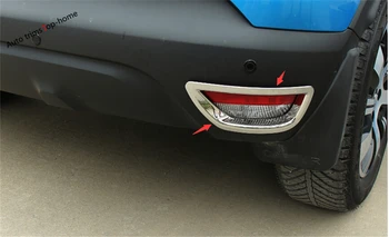 Yimaautotrims Zadné Hmlové Svietidlo Foglight Svetlá Kryt Trim 2 Ks / Set, vhodný Pre Renault Captur 2016 ABS Chróm Styling