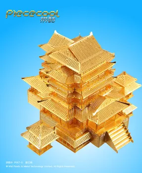 Jigsaw Puzzle Super Ťažké 3D Kovov Puzzle pre Dospelých Model montážna sada Mosadz Materiál DIY Hračka Zber Najlepší Darček