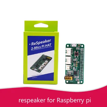 Raspberry Pi Reproduktor ReSpeaker 2-Mikrofóny (Mikrofón) Pi KLOBÚK Rozširujúca Doska pre Raspberry Pi 3 Model B+Plus, 3B, Nula, Zero W