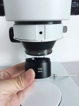 WD120 WD160 WD30 0.3 X 0,5 X 0.7 X 0,75 X 1X 1,5 X 2X Trinocular Stereo Mikroskopom Pomocné Cieľ Objektív Barlow Šošovky 48 mm Závit