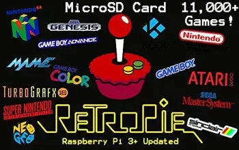 RetroPie 11,000+ Hry MicroSD Kartu pre Raspberry Pi 2, 3 a 3B+ Emulácia Stanice Multi Emulátory