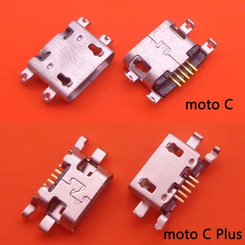 50pcs Pre motorola Moto C C PLUS Cplus XT1723 XT1724 micro usb nabíjanie konektor nabíjania konektor dock socket port