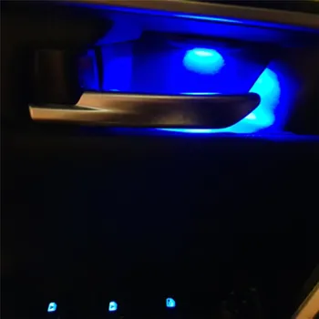 Pre Toyota RAV4 2019 2020 5. Interiérové Dvere Miska Lampa Refitting Interiéru Rukoväť Led Atmosféru Lampy, svetelné Dekorácie