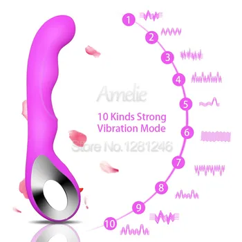 USB Rechargable G-Spot Vibrátor AV Rod Čarovná Palička Ženská Masturbácia Klitoris Vibrátor, Dildo Telo Masážneho Erotické, Sexuálne Hračky pre Ženy