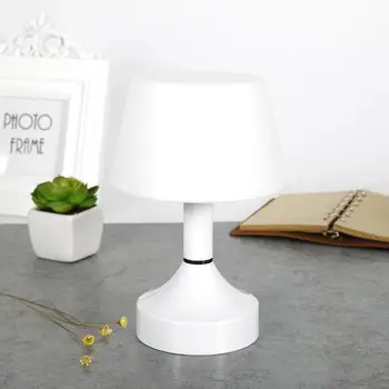 USB Nabíjateľné Stôl Svetla na Čítanie, Energeticky Úsporné LED stolná Lampa Oči Ochrany Biela Noc Lampa S Tienidlo Spálňa Decor