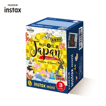 Fujifilm Instax Mini Film Japonsko Dizajn 30 Listov/Balenia Foto Papier pre Fuji instantné fotoaparát 8 7 11 25 50 90 70 prepojenie s obalom