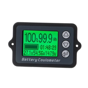 80V 350A TK15 Presnosť Batérie Tester pre LiFePO Coulomb Počítadlo LCD Coulometer J21 Drop shipping