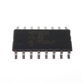 50PCS MCP3008-I/SL MCP3008 3008 2.7 V 4-Kanál/8-Kanálový 10-Bitový A/D Prevodníky s SPI Sériové Rozhranie