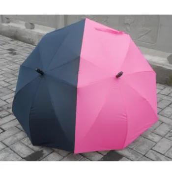 Dvojité pól pár dáždnik semi-automatické high-end žien dáždnik double top Siamské mužov dáždnik dva-farba darček dáždnik