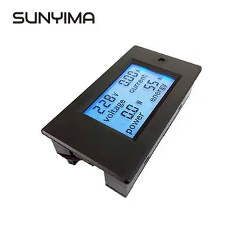 SUNYIMA 100A AC80-260V Digitálny LED Panel Meter Monitor energie Energie Pre KUTILOV, s CT cievka