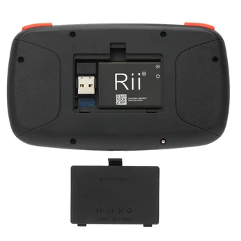 Rii i4 Mini Bluetooth Klávesnicu, 2.4 GHz Dual Režimy Ručné Hmatníkom, Podsvietený Myši Touchpad Diaľkové Ovládanie pre Windows Android