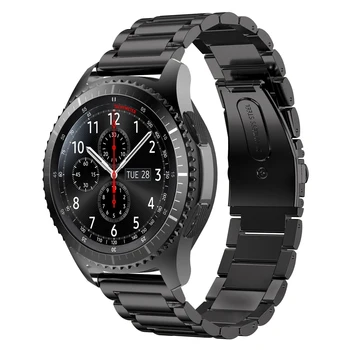 Nerezová Oceľ Hodinky Kapela Popruh Pre Samsung Výstroj S3 smart hodinky Odkaz náramok pre Samsung Galaxy Sledovať 46 mm s Upraviť Nástroj