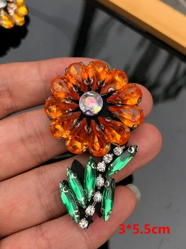 3D Ručné korálkové kvety Škvrny na oblečení DIY šiť na sequin drahokamu parches Korálkové kvetinový nášivka patch