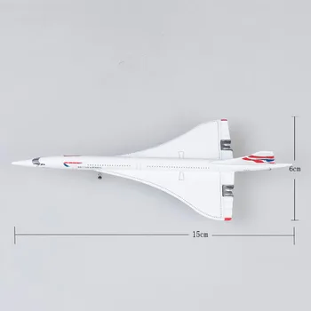 15 CM 1:400 Concorde Vzduchu British 1976-2003 Leteckej dopravy Model Zliatiny Zberateľskú Displej Hračka Lietadlo Model Kolekcie Deti Deti
