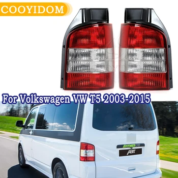 COOYIDOM Pre Volkswagen VW Transporter T5 Eurovan Caravelle Multivan T5 Chvost Zadné svetlo Brzdové Parkovanie lampa 2003-