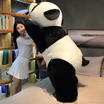 Roztomilé Dieťa Big Giant Panda Bear Plyšové Zvieratko Plyšové Hračky Cartoon Kawaii Bábiky Priateľka Vankúš Milenca Dary