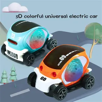 Rotujúce Hudby Auto - 2020 Nové Auto 3D Hudba a Svetlo, autíčka na Elektrický Univerzálne Farebné Rotujúce Hudby Auto Deti Baby Vzdelávanie hračka