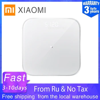XIAO MIJIA Mi Smart Rozsahu 2 Kúpeľňa Digitálnych elektronických podlahu mierka Objektu hmotnosti Balance LED obrazovka, Bluetooth Mifit APP 150kg