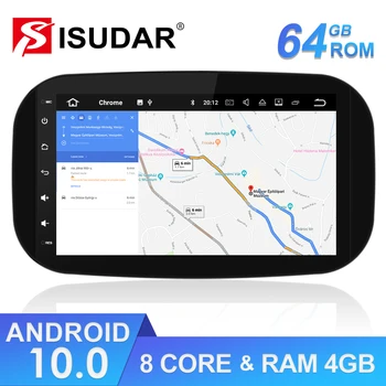 Isudar 1 Din Auto Rádio Android 10 Na Mercedes/Benz/SMART 2016 CANBUS Auto Multimediálny Prehrávač Octa-Core RAM 4G ROM 64 G GPS DSP FM
