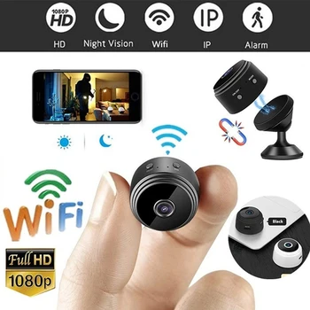 A9 Mini WiFi Kamera 1080P Vzdialený Dohľad Home Security Bezdrôtové IP Kamery QJY99