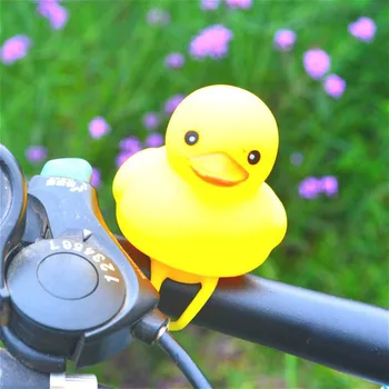 Bike Príslušenstvo Cartoon Kačica Bicyklové Zvončeky Horn Deti Svieti Kačica Vedúci Svetlo Riadidlá Zvuk Zvonu Horský Bicykel 2020 Vonkajšie