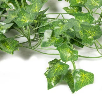 12pcs 2M Zelené Umelé Ivy Leaf Garland Rastliny Viniča Falošné Lístie, Kvety Bonsai List Domov Záhrada Svadobné Party Dekorácie