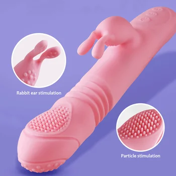 Automatické teleskopické kúrenie swing dvojité hlavu vibrátor granule masér g mieste masturbator stick stimulácia klitorisu sex shop