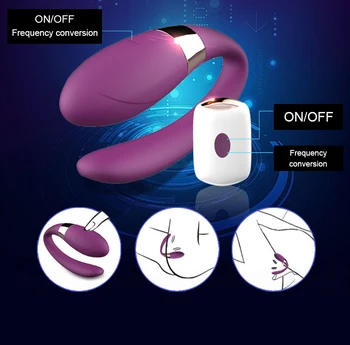 Nositeľné U Shape Diaľkové Ovládanie G Mieste A Klitorisu Dilda Vibrátor Bezdrôtový Stimulátor Klitorisu sexuálnu Hračku pre Ženy, Vaňa