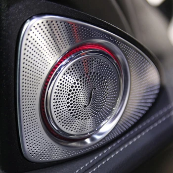 Interiéru vozidla 64 Farby Led Osvetlenia Okolitého prostredia 3D Rotačné ý v ýškov ý Reproduktor Reproduktor pre Mercedes - W213 E Calss E200L E300L(W213)