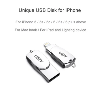 64GB Pero Disk Pre iPhone USB Flash Disk 32GB kl ' úč Pre iPhone 128 GB Flash 16GB Pre iPhone Stick X 5s 5c 6 6plus 6S 7