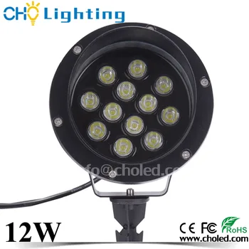 10PCS 12W LED Záhrada Krajiny Lampa,110v 220v ip65 Spike LED Záhradné Svetlo CE, RoHS