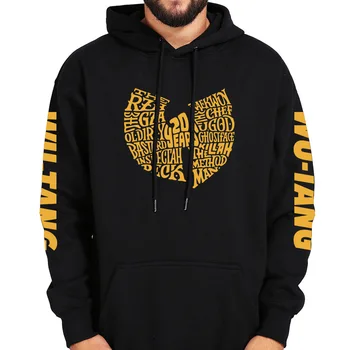 Wu Tang Clan Hoodies Hip Hop Kapela Logo Grafický Dizajn Hoodies Módne Hodded Mikina S Dlhým Rukávom
