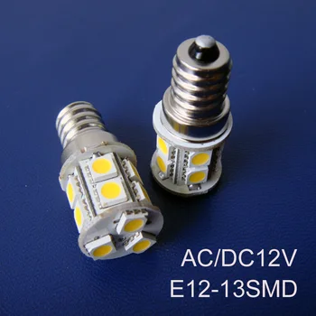 Vysoká kvalita 5050 SMD AC/DC12V 2,5 W E12 Led Žiarovka 12V Led E12 lampy,E12 Žiarovka Led Dekorácie, Lampy doprava zadarmo 20pcs/veľa