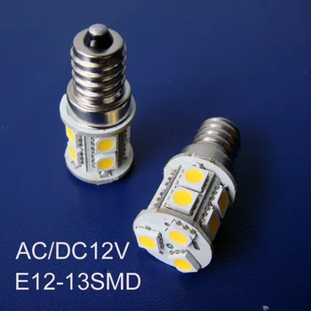 Vysoká kvalita 5050 SMD AC/DC12V 2,5 W E12 Led Žiarovka 12V Led E12 lampy,E12 Žiarovka Led Dekorácie, Lampy doprava zadarmo 20pcs/veľa
