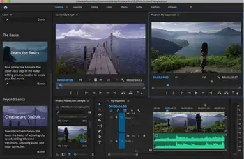 Softvér Premiere Pro CC 2020 Tmeline Založené Software pre strih Videa Mac užívanie