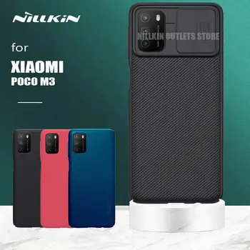 Nillkin pre Xiao Poco M3 X3 NFC Camshield Posuňte Fotoaparát ochranný Kryt Matné Štít pre Poco M3 X3 NFC Globálna Verzia Prípadoch